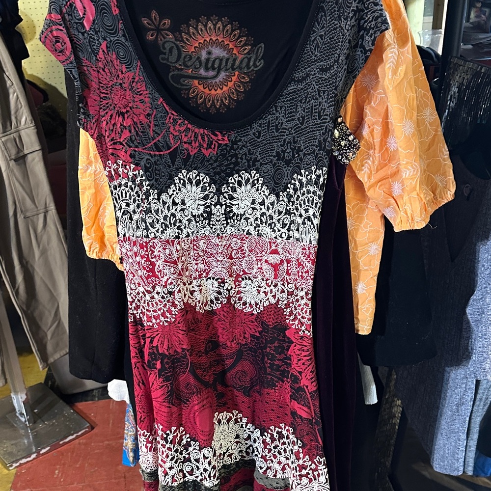 Desigual Women's Multicolor Patterned dress s